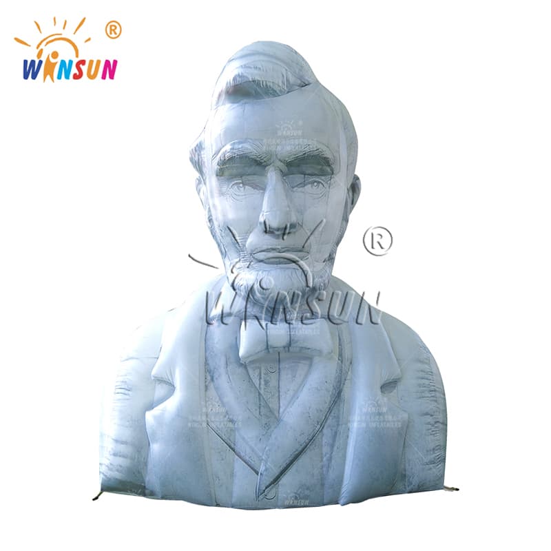 Estatua inflable de Abraham Lincoln