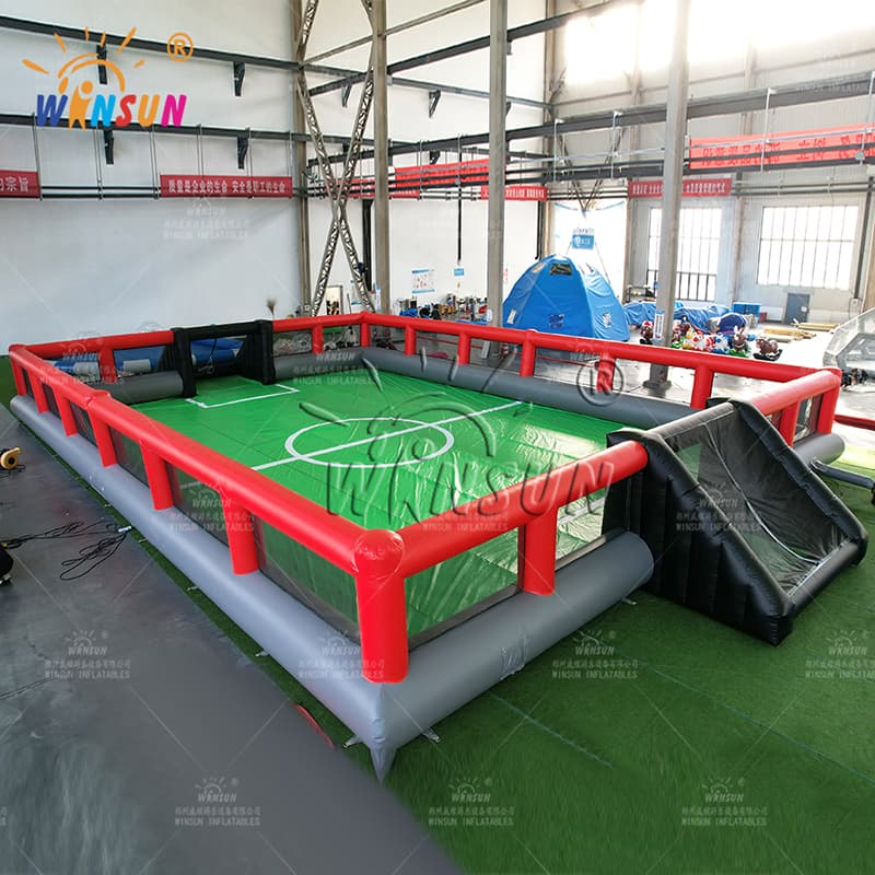 Campo de fútbol inflable personalizado