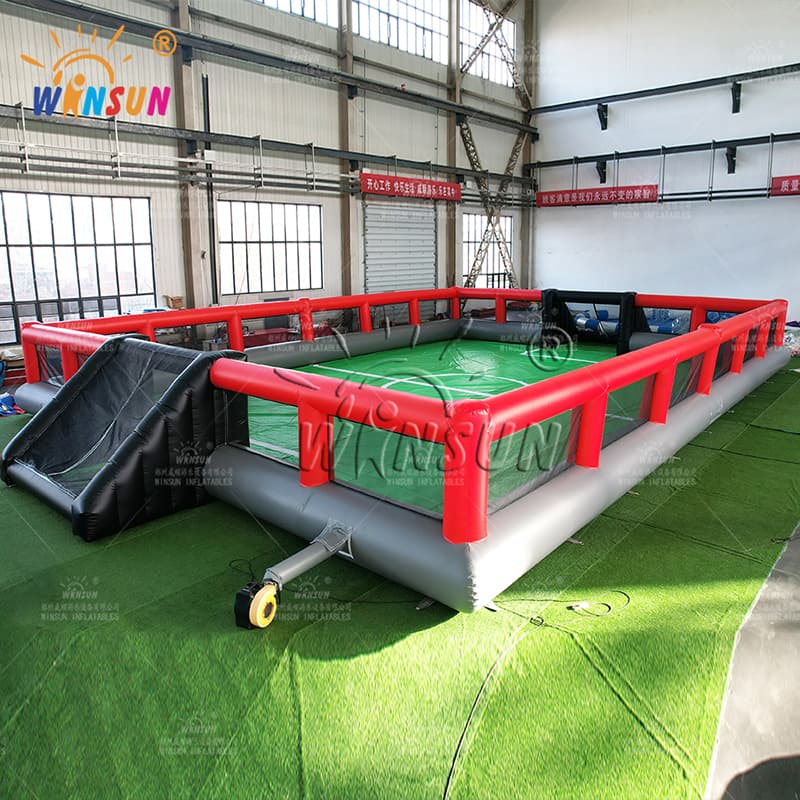 Campo de fútbol inflable personalizado