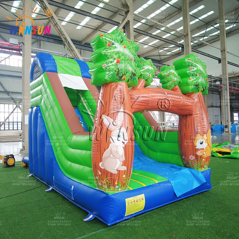 Tobogán inflable comercial al aire libre