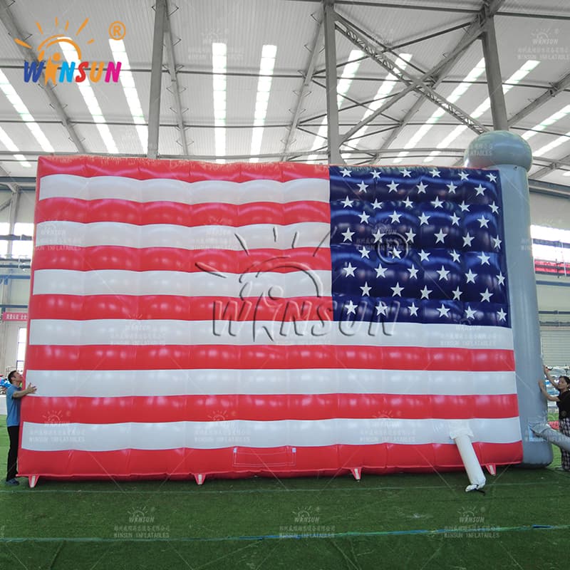 Bandera Americana Gigante Inflable