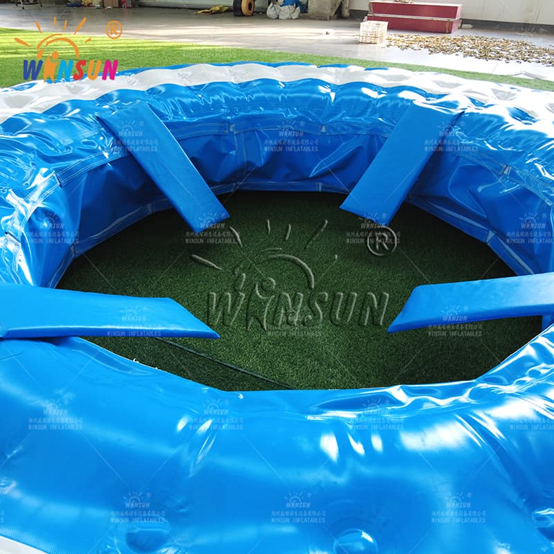 Juego inflable de pulpo giratorio mecánico