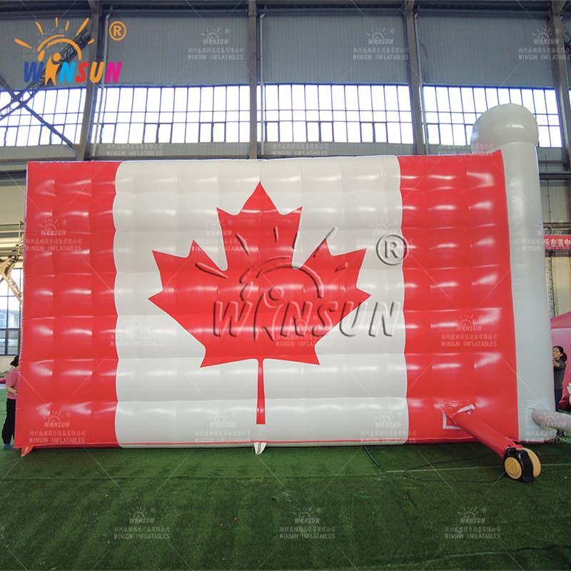 Bandera inflable gigante de Canadá