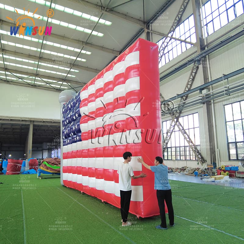 Bandera Americana Gigante Inflable