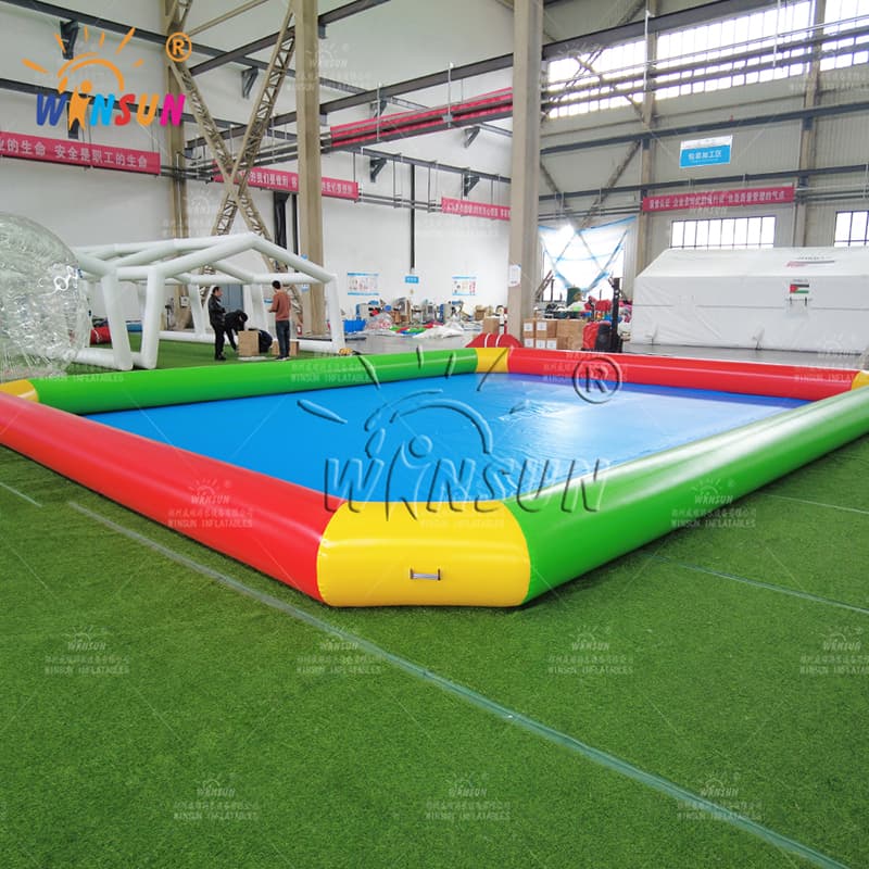 Piscina inflable gigante para parque acuático