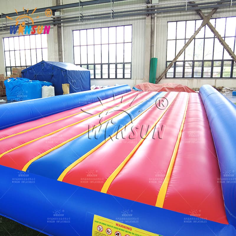 Pista de gimnasia inflable para niños