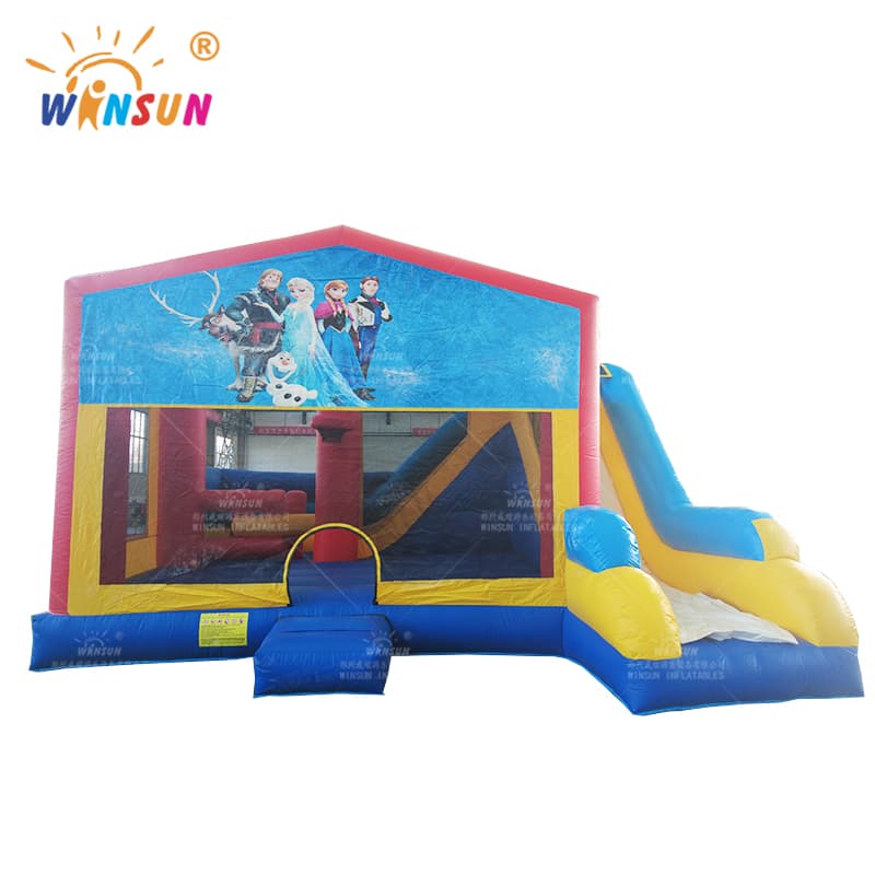 Castillo inflable combinado 6 en 1 con tobogán