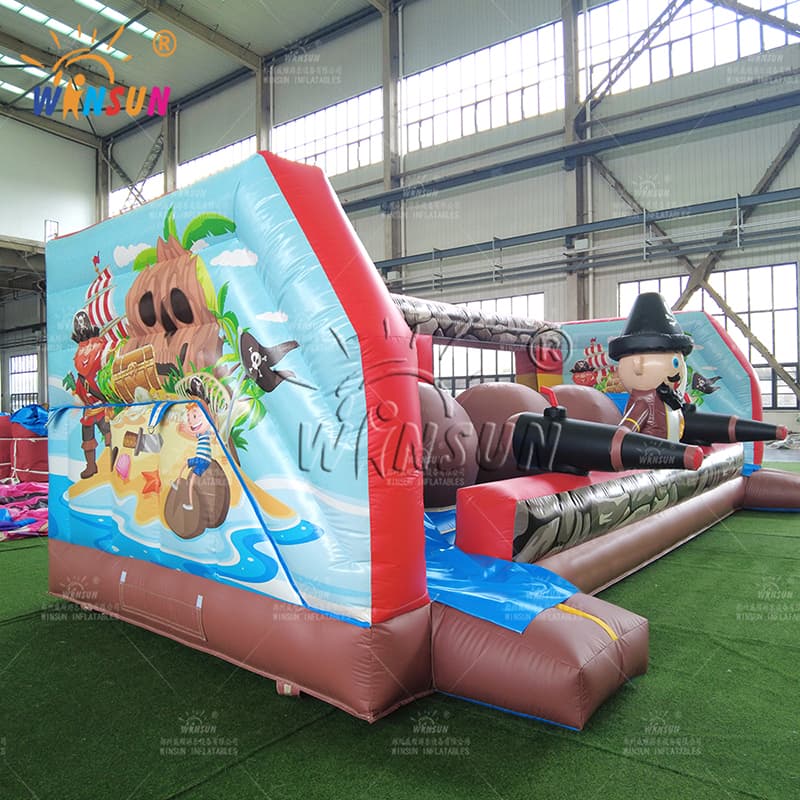 Juego interactivo inflable Wipe Out de piratas