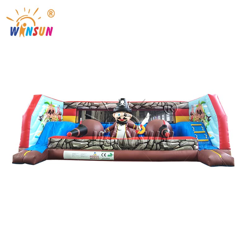 Juego interactivo inflable Wipe Out de piratas