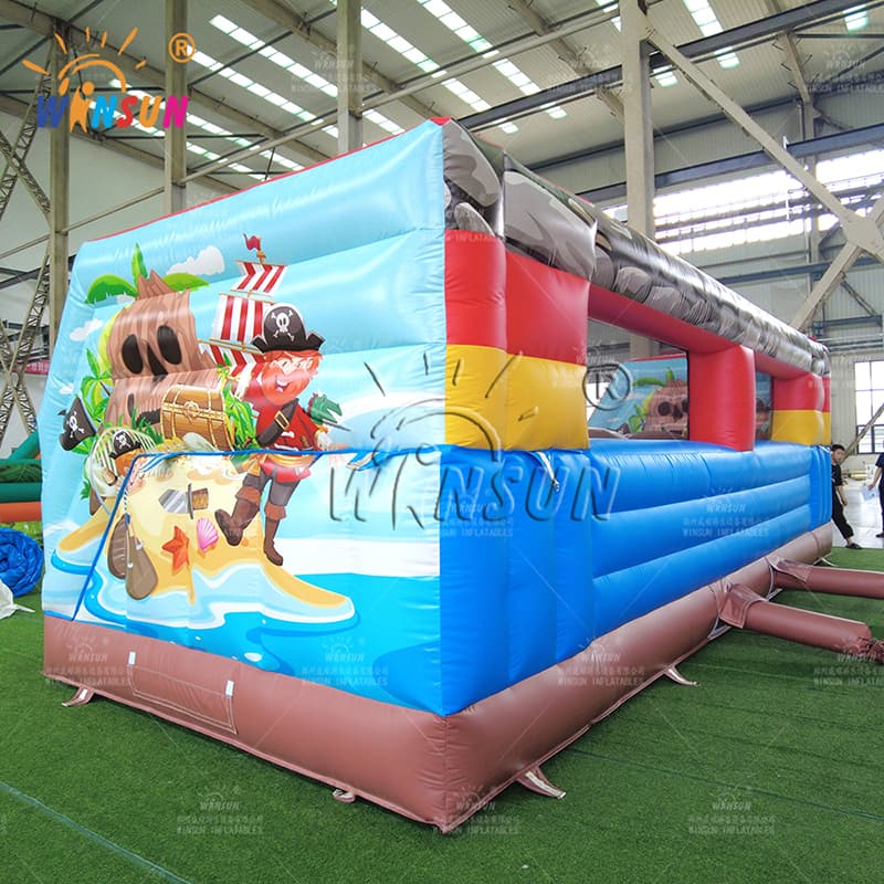 Juego interactivo inflable Wipe Out de piratas