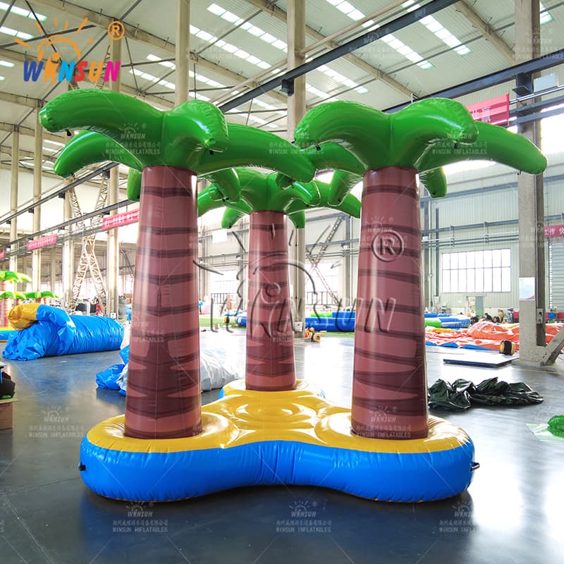 Isla acuática inflable gigante