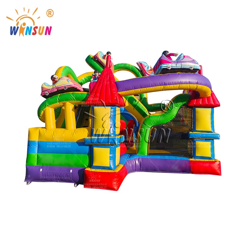 Montaña rusa inflable combinada a la venta