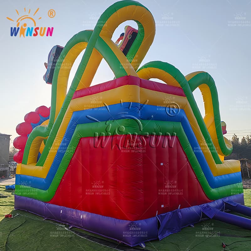 Montaña rusa inflable combinada a la venta