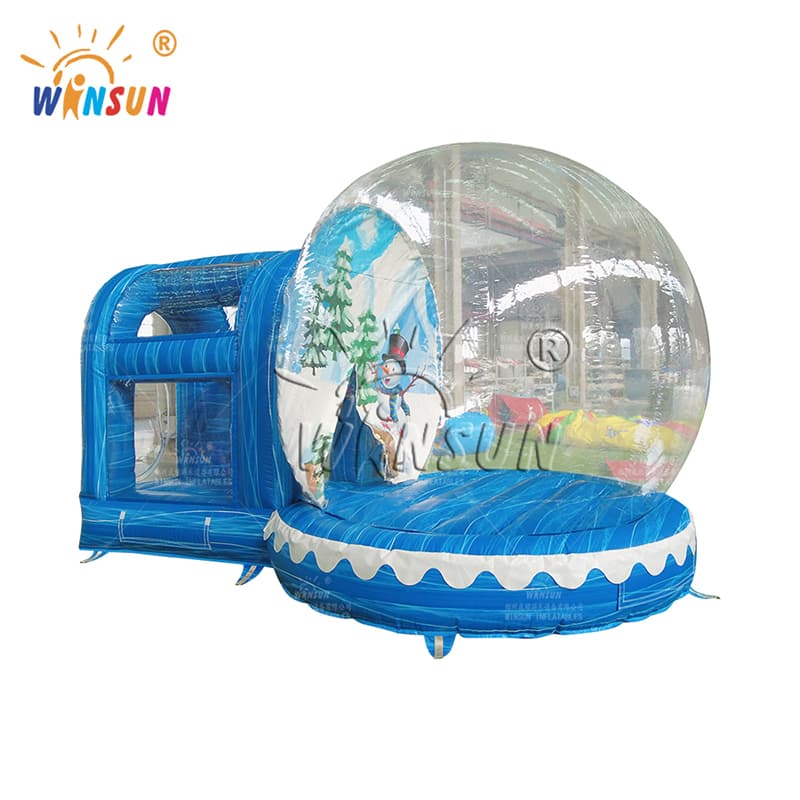 Bola de nieve inflable de mármol personalizada con túnel ...